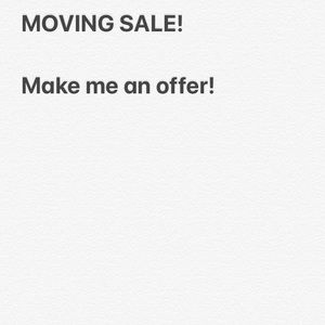 Moving this week! Will accept offers